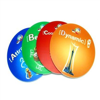 Mukautettu tulostus pehmeä PVC pyöreä kuppialus