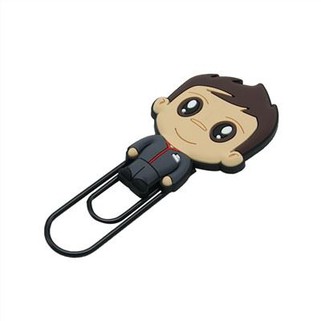 Söpö 2D pehmeä PVC-sarjakuvapaperiliitin